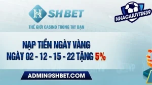 Khuyến mãi SHBET cực HOT cập nhật mới nhất hôm nay